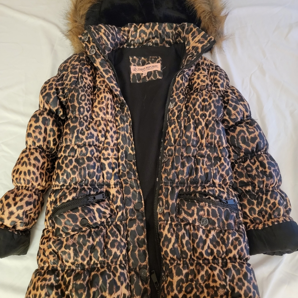Long printed jacket